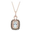 Gem Shopping Effy Aquamarine And Diamond Pendant In 14K | Aquamarine