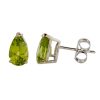 Gem Shopping Cut By Ben Peridot Earrings In 14K | Peridot