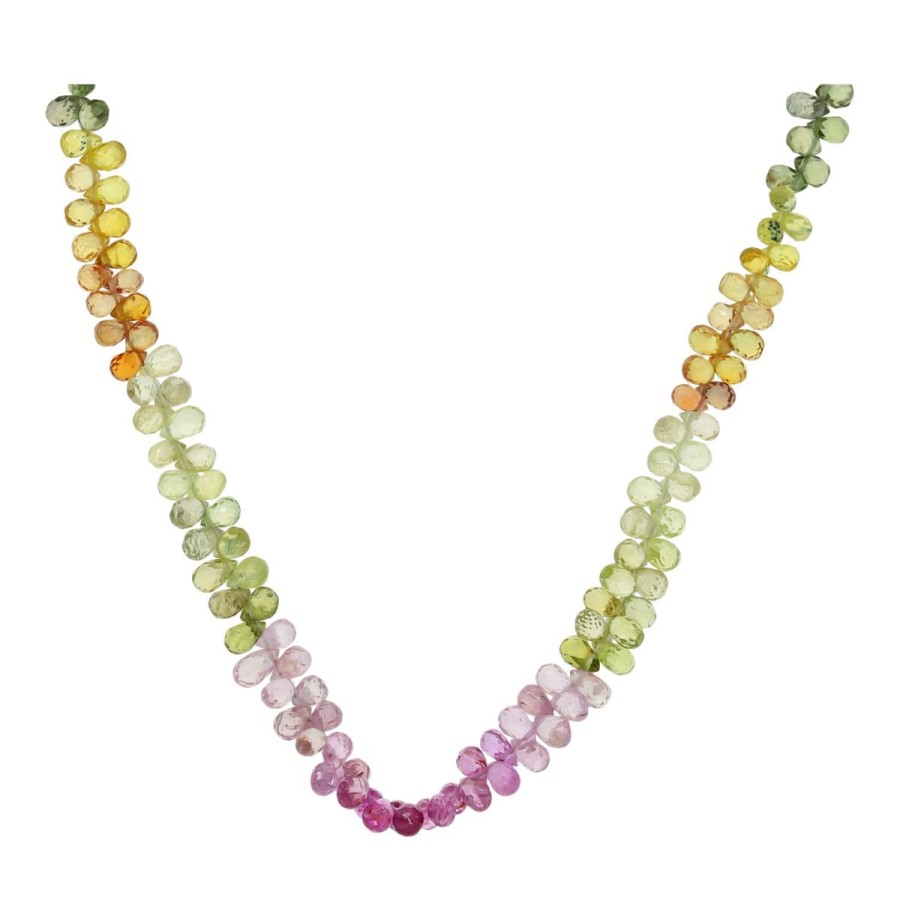 Gem Shopping Cut By Ben Sapphire Necklace In Vermeil | Sapphire