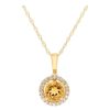 Gem Shopping Lali Jewels Citrine And Diamond Pendant In 14K | Citrine