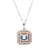 Gem Shopping Effy Aquamarine And Diamond Pendant In 14K | Aquamarine