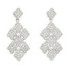 Gem Shopping Effy Diamond Chandelier Earrings In 14K White Gold | Diamond