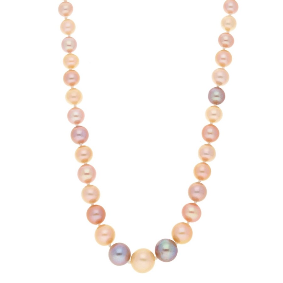 Gem Shopping Aquarian Pearls Edison Freshwater Pearl Necklace In Silver | Pearl