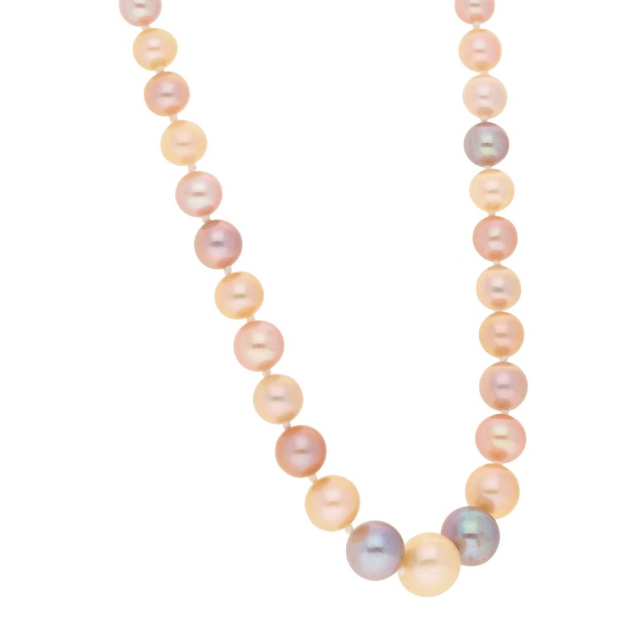 Gem Shopping Aquarian Pearls Edison Freshwater Pearl Necklace In Silver | Pearl