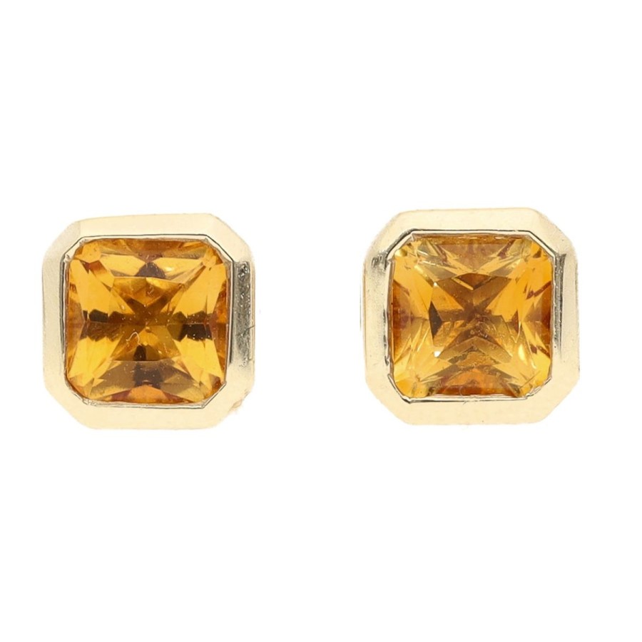 Gem Shopping Effy Citrine Stud Earrings In 14K | Citrine