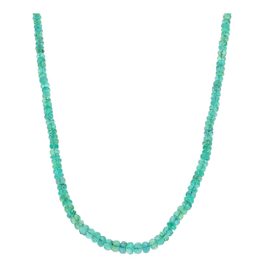 Gem Shopping Cut By Ben Emerald Necklace In Vermeil | Emerald