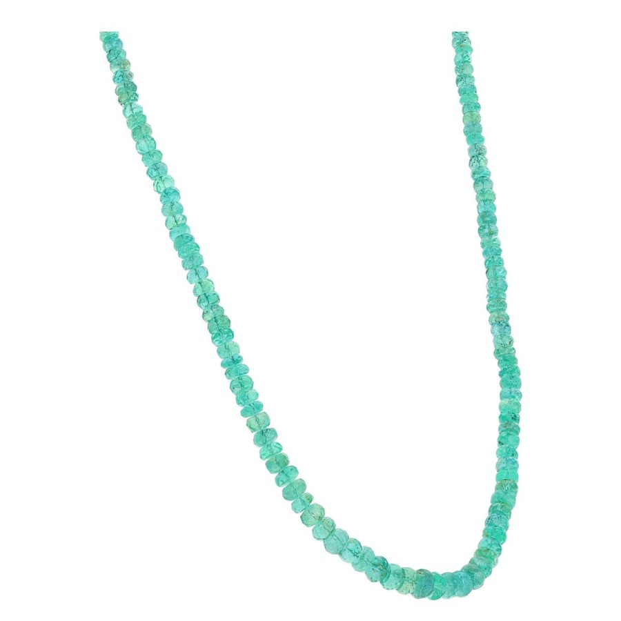 Gem Shopping Cut By Ben Emerald Necklace In Vermeil | Emerald