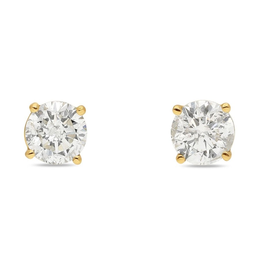 Gem Shopping Cirari Couture Diamond Stud Earrings In 18K | Diamond