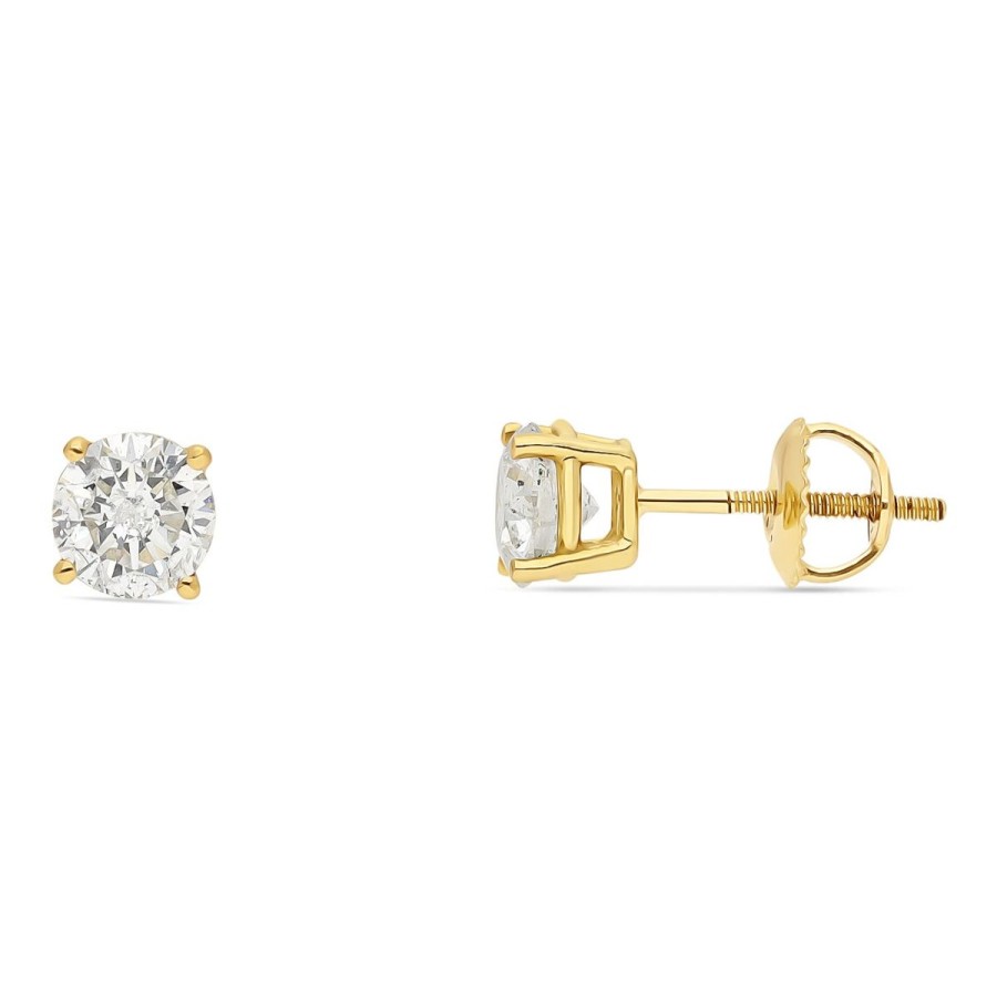 Gem Shopping Cirari Couture Diamond Stud Earrings In 18K | Diamond