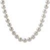 Gem Shopping Akoya Cultured Pearl Necklace In Sterling Silver | Pearl