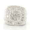 Gem Shopping Cirari Couture Jewels Diamond Cluster Ring In 14K White Gold | Diamond