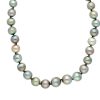 Gem Shopping Cut By Ben Tahitian Pearl Necklace In Sterling Silver | Pearl