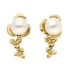 Gem Shopping Effy Fresh Water Pearl Cascading Earrings In 14K Yellow Gold | Pearl