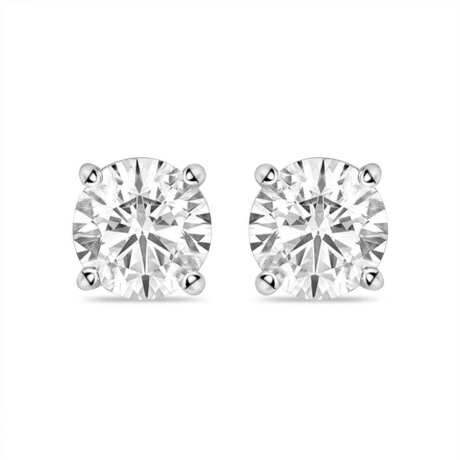 Gem Shopping 3/4 Ctw Diamond Stud Earrings In 14K | Diamond