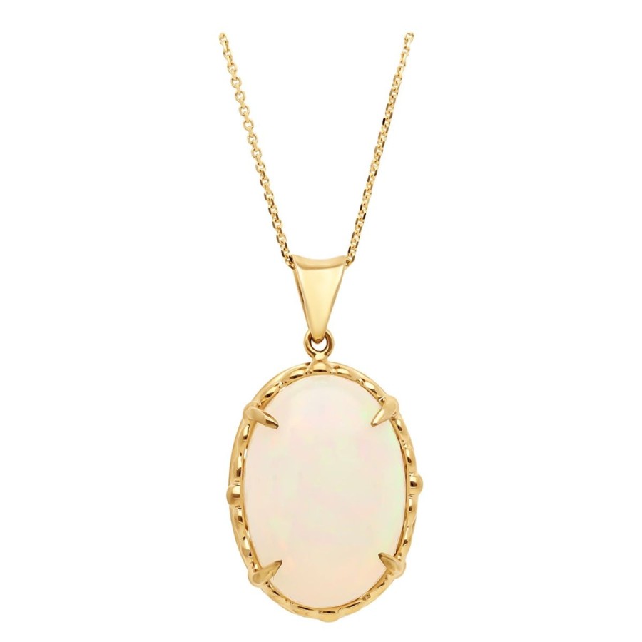 Gem Shopping Cut By Ben Opal Pendant In 14K | Opal