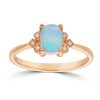 Gem Shopping Cirari Couture Opal And Diamond Ring In 14K | Opal