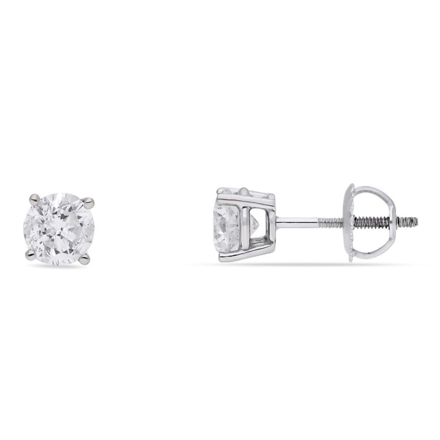 Gem Shopping Cirari Couture Diamond Stud Earrings In 18K | Diamond