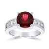 Gem Shopping Cut By Ben Ant Hill Garnet And Diamond Ring In 14K | Garnet