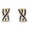 Gem Shopping Sapphire And Diamond Earrings In 14K | Sapphire