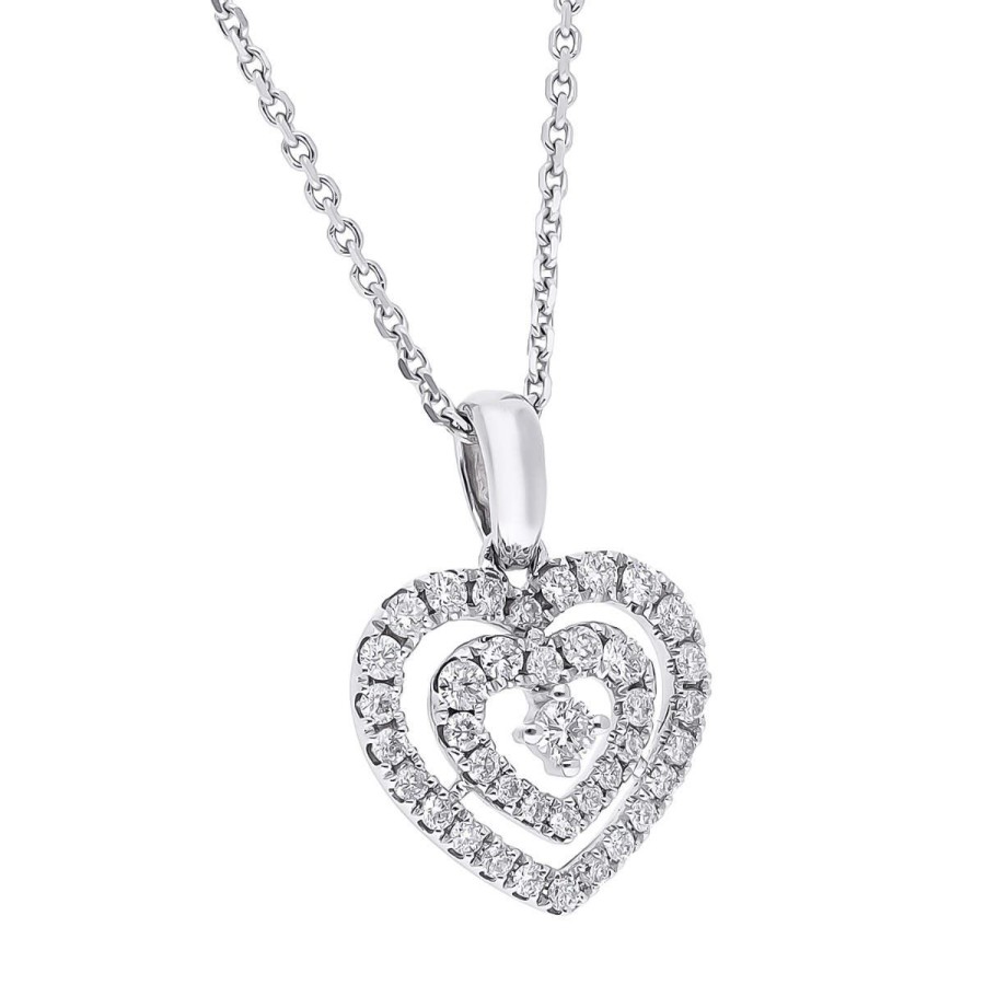 Gem Shopping Diamond Necklace In 18K | Diamond