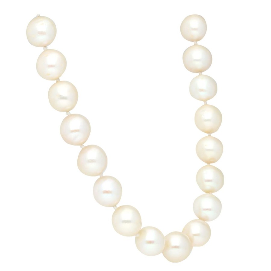 Gem Shopping Cut By Ben Cultured Freshwater Pearl Necklace In Vermeil | Pearl