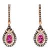 Gem Shopping Effy Rhodolite Garnet And Diamond Dangle Earrings In 14K | Garnet