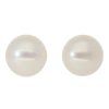 Gem Shopping Lali Jewels Freshwater Pearl Stud Earrings In 14K Yellow Gold | Pearl