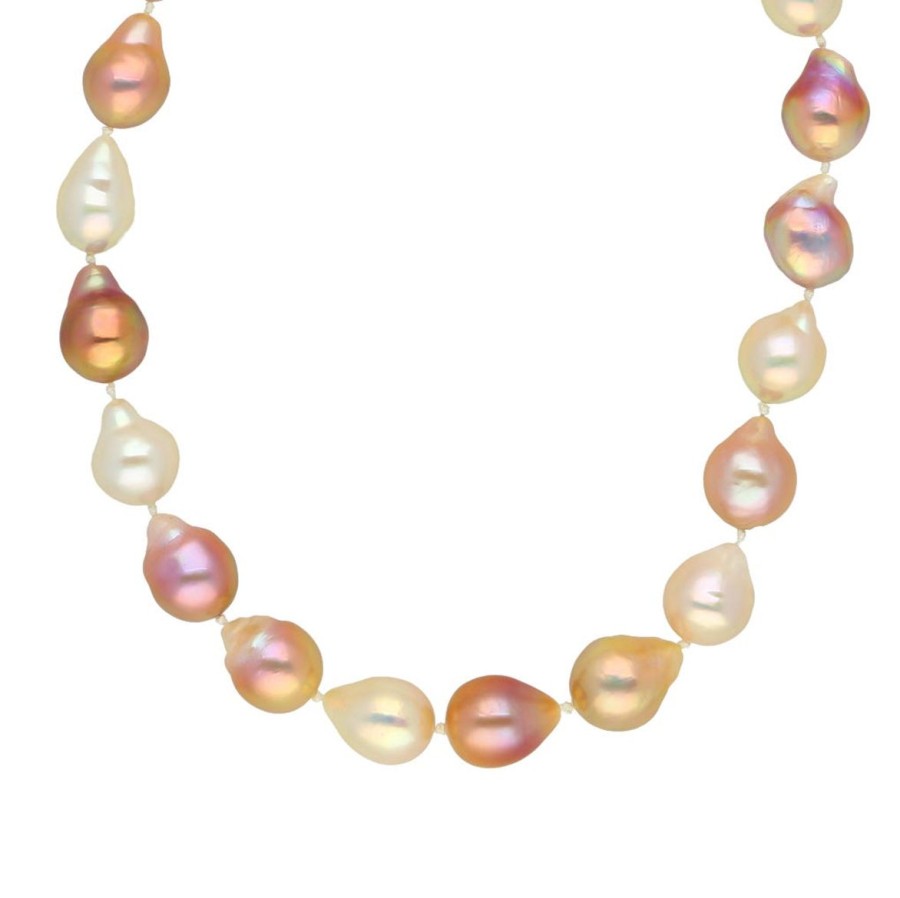 Gem Shopping Cut By Ben Cultured Freshwater Pearl Necklace In Sterling Silver | Pearl