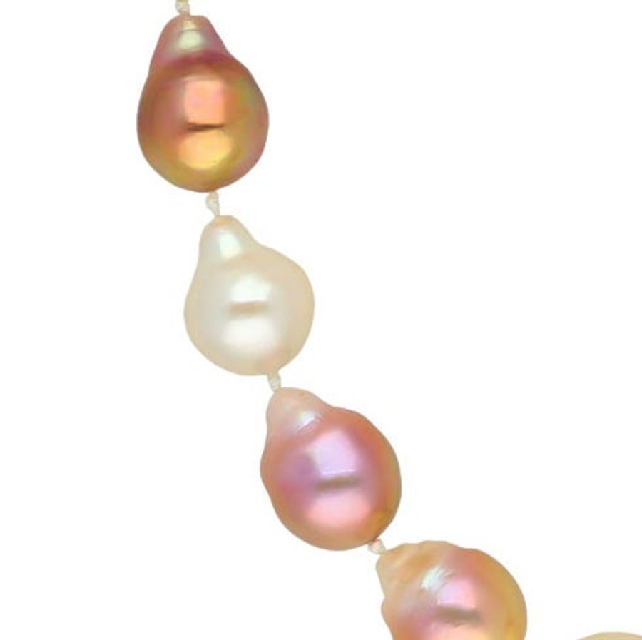 Gem Shopping Cut By Ben Cultured Freshwater Pearl Necklace In Sterling Silver | Pearl