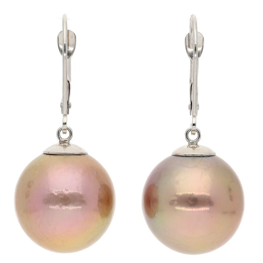 Gem Shopping Cut By Ben Freshwater Pearl Earrings In 14K | Pearl