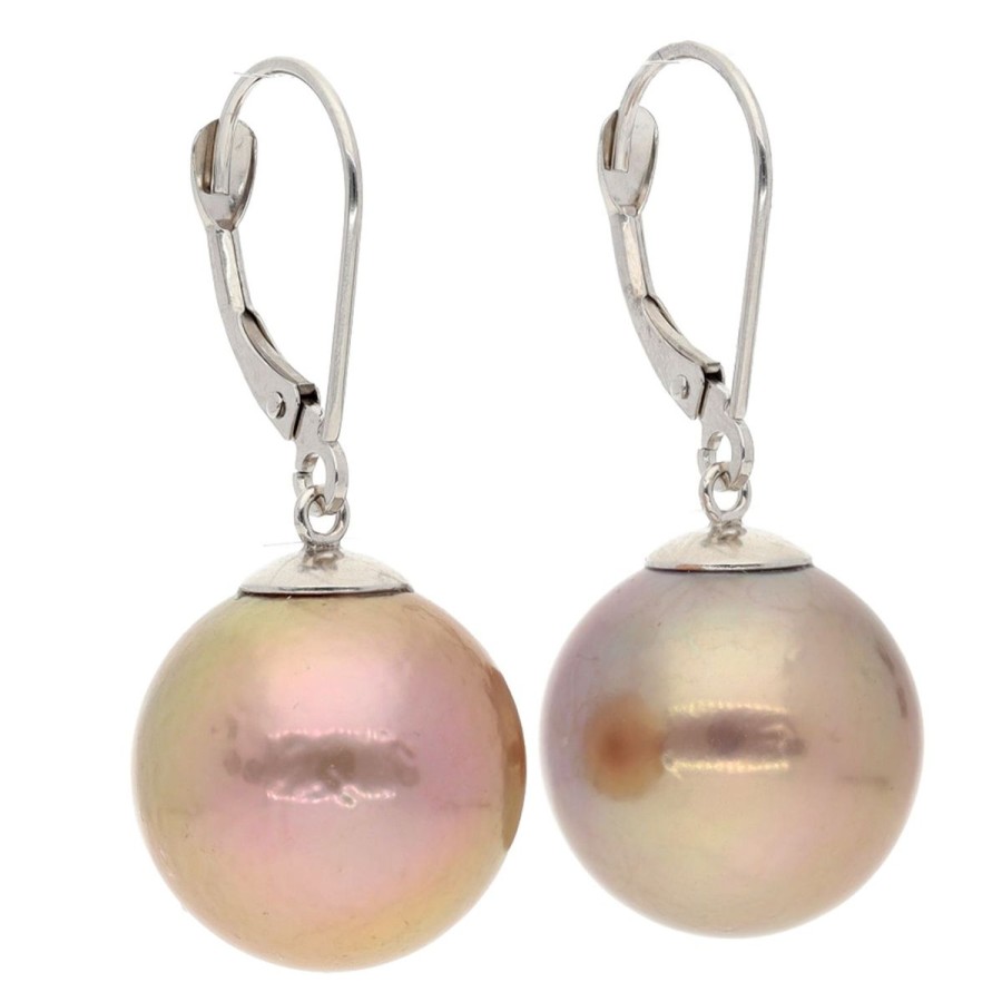 Gem Shopping Cut By Ben Freshwater Pearl Earrings In 14K | Pearl