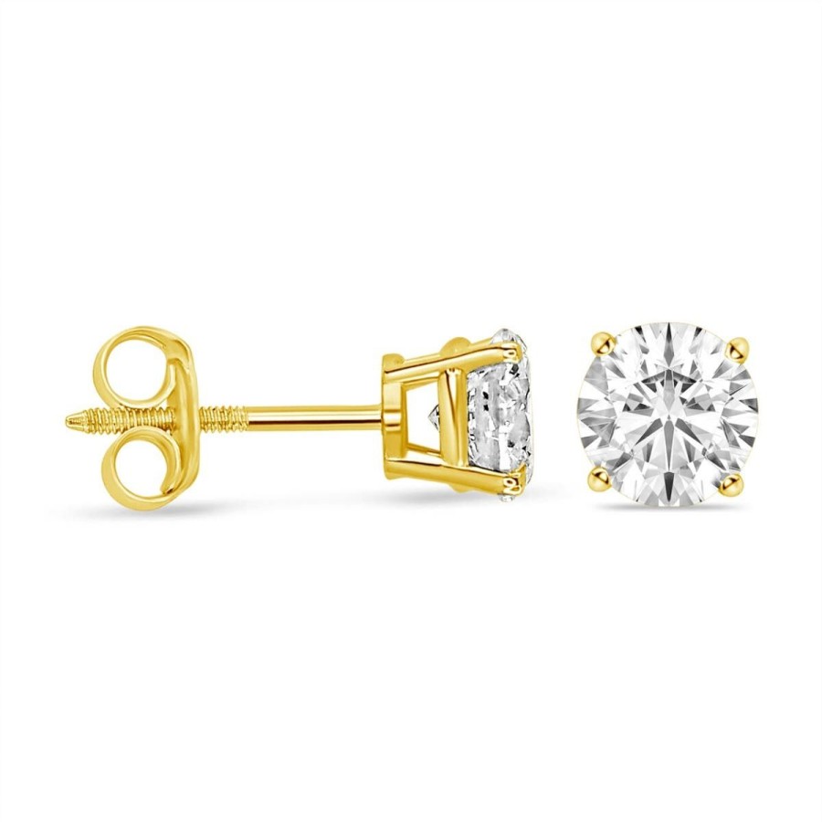 Gem Shopping 2.0 Ctw Diamond Stud Earrings In 14K | Diamond