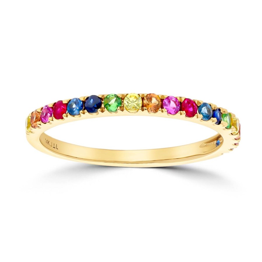 Gem Shopping Brevani Sapphire Band Ring In 14K | Sapphire