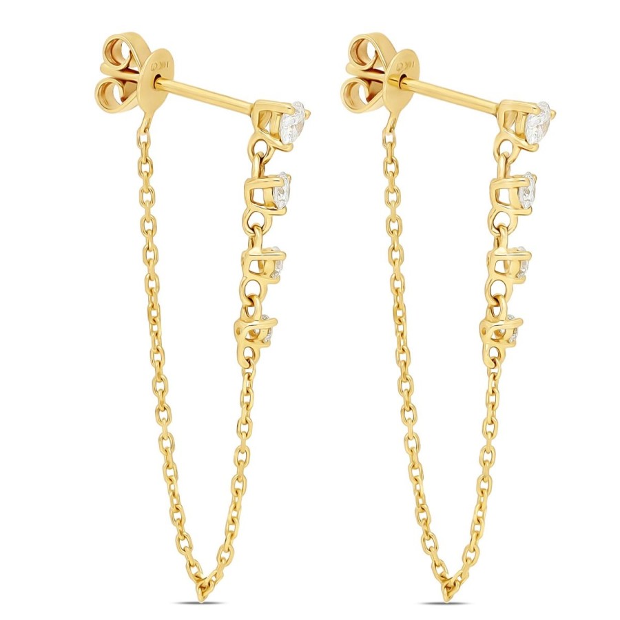 Gem Shopping Cirari Couture Diamond Earrings In 14K | Diamond