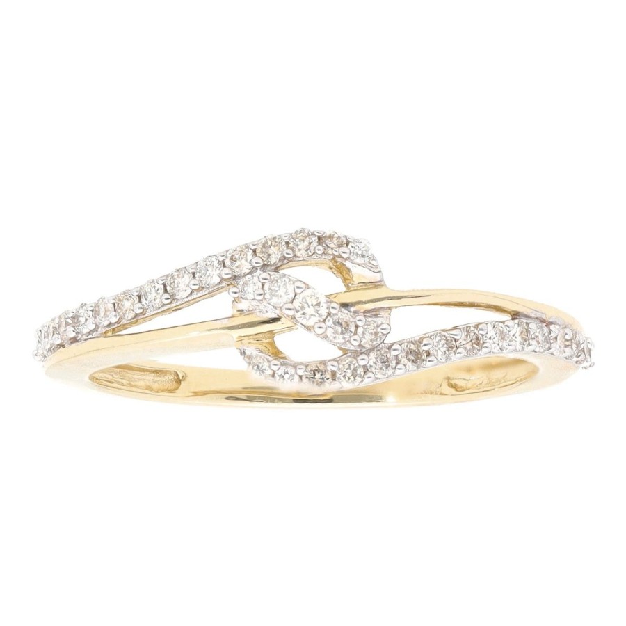 Gem Shopping Kallati Diamond Ring In 14K Yellow Gold | Diamond