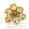 Gem Shopping Citrine And Diamond Ring In 18K | Citrine