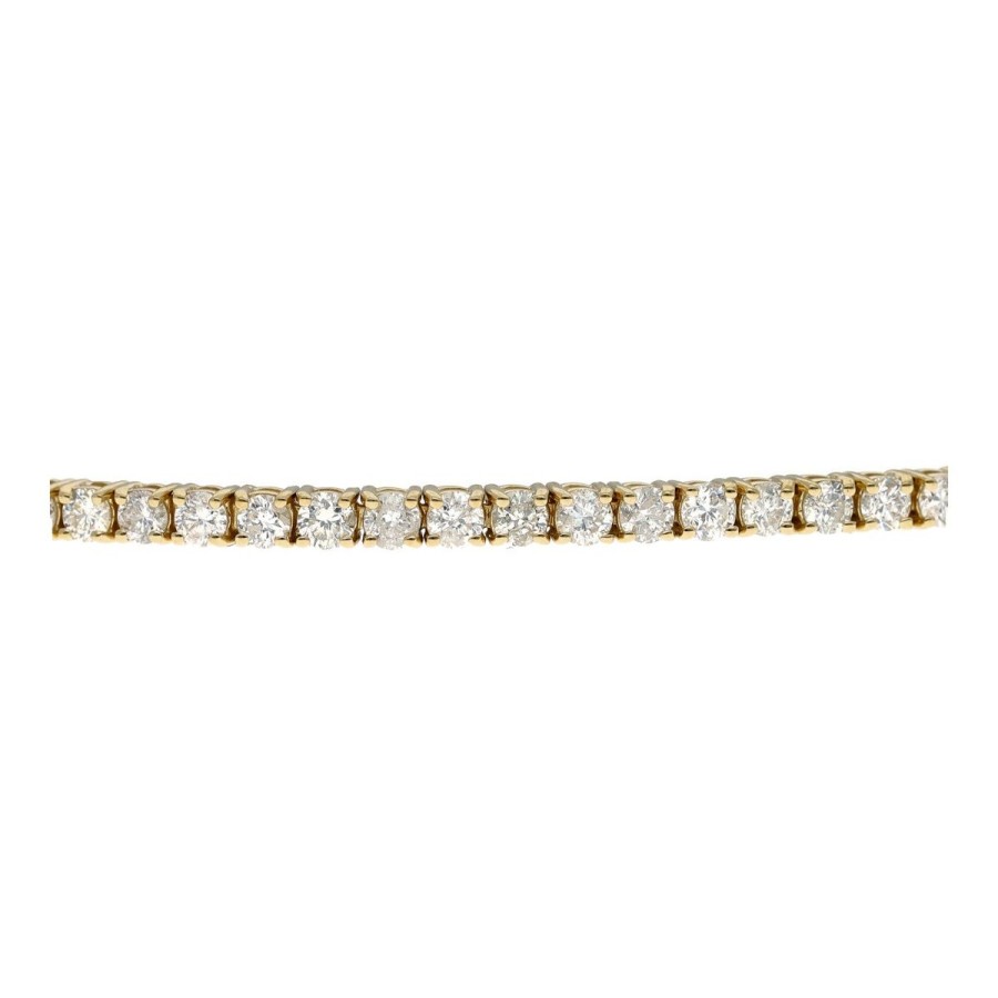 Gem Shopping Cirari Couture 2.95 Ct. Tw. Diamond Tennis Bracelet In 14K Yellow Gold | Diamond