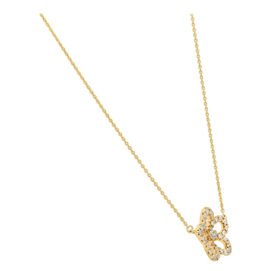 Gem Shopping Brevani Diamond Necklace In 14K | Diamond