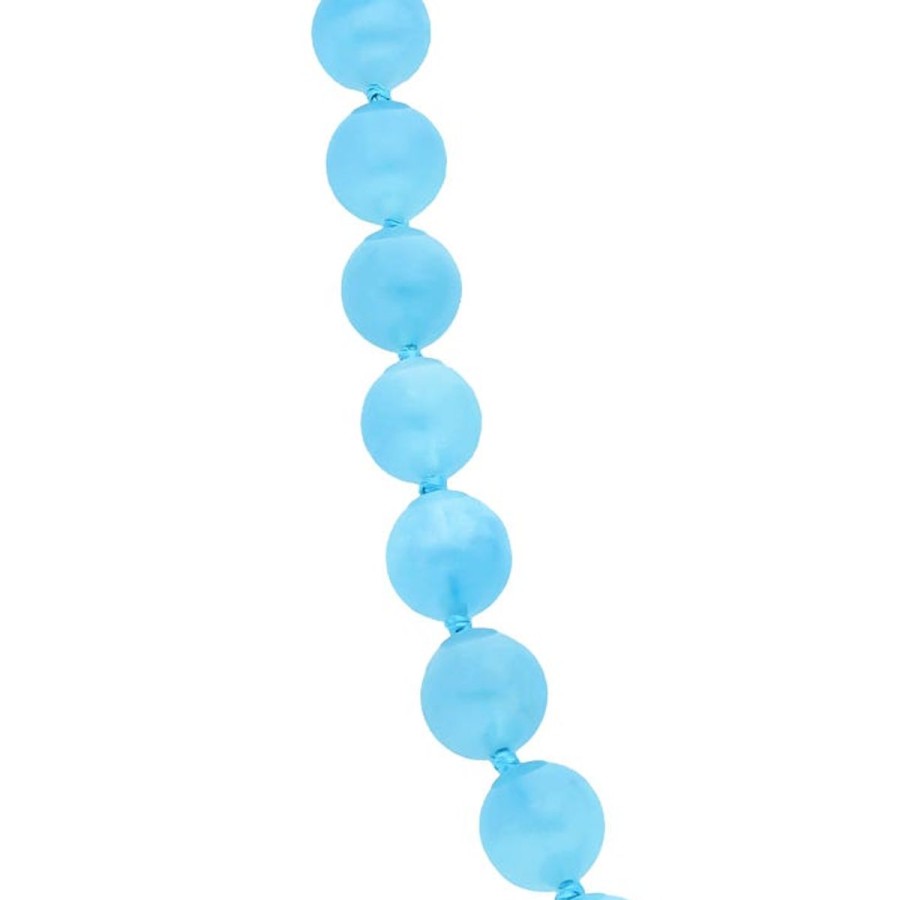 Gem Shopping Cut By Ben Aquamarine Beaded Necklace In Sterling Silver | Aquamarine