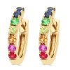 Gem Shopping Brevani Sapphire Huggie Earrings In 14K | Sapphire