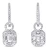 Gem Shopping Diamond Dangle Earrings In 14K | Diamond