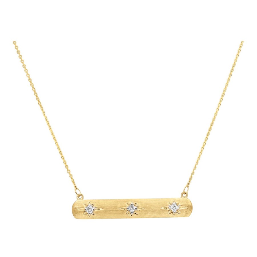 Gem Shopping Brevani Diamond Necklace In 14K | Diamond