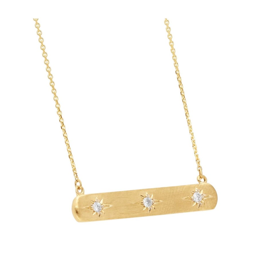 Gem Shopping Brevani Diamond Necklace In 14K | Diamond