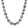 Gem Shopping Cut By Ben Tahitian Pearl Necklace In Sterling Silver | Pearl