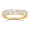 Gem Shopping Diamond 5 Stone Ring In 14K Yellow Gold | Diamond