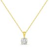 Gem Shopping 1.0 Ct Diamond Solitaire Pendant In 14K | Diamond