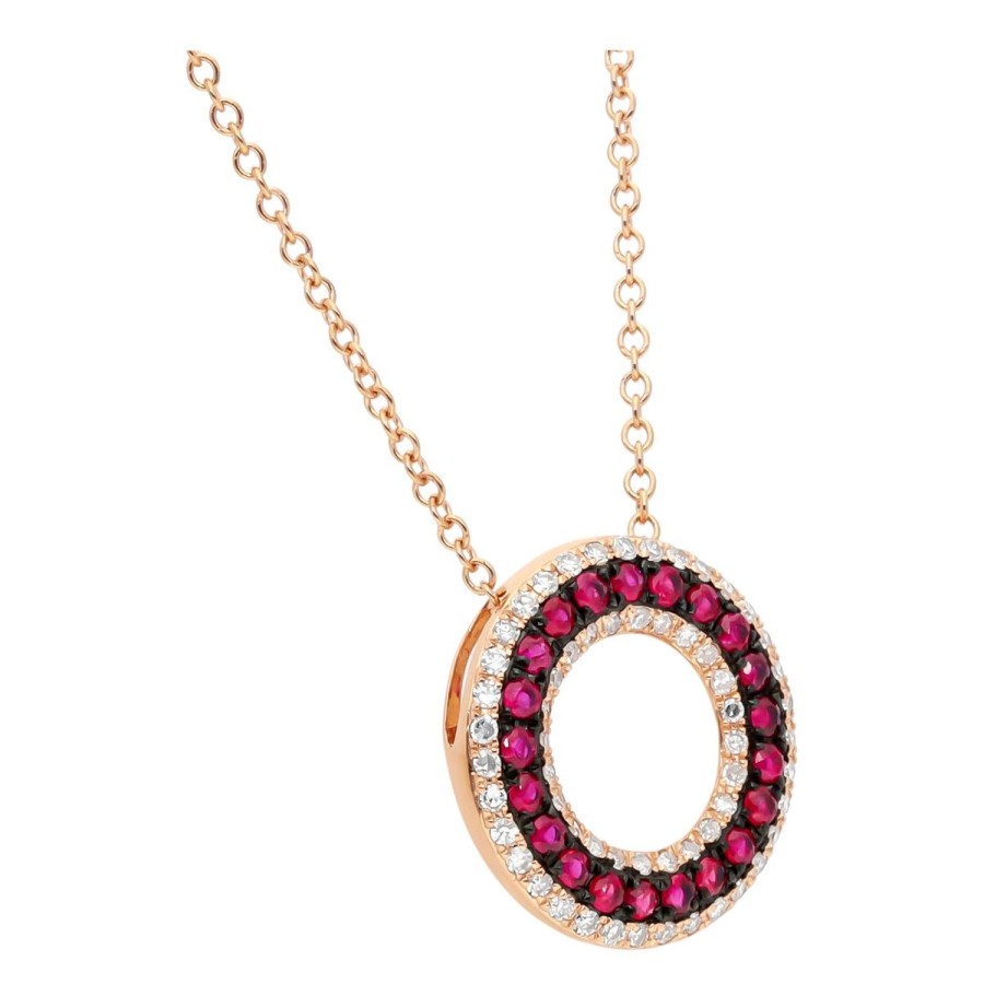 Gem Shopping Effy Ruby And Diamond Pendant In 14K | Ruby