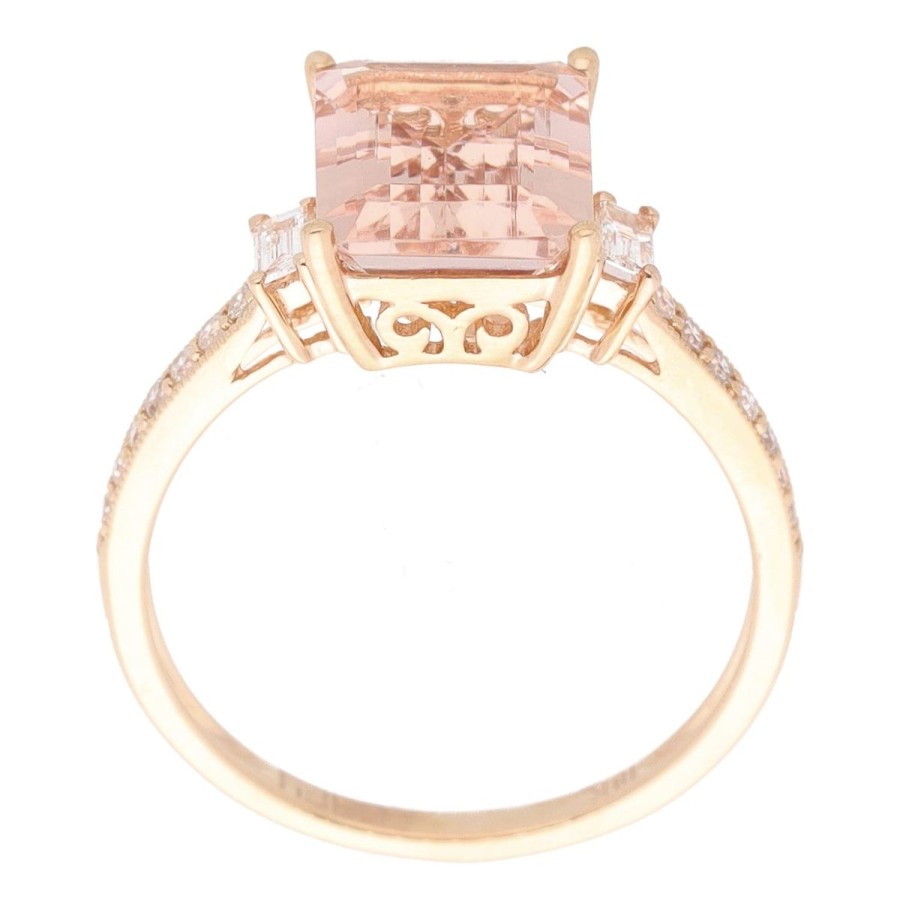 Gem Shopping Effy Morganite And Diamond Ring In 18K | Morganite