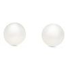 Gem Shopping Lali Jewels Freshwater Pearl Stud Earrings In 14K Yellow Gold | Pearl