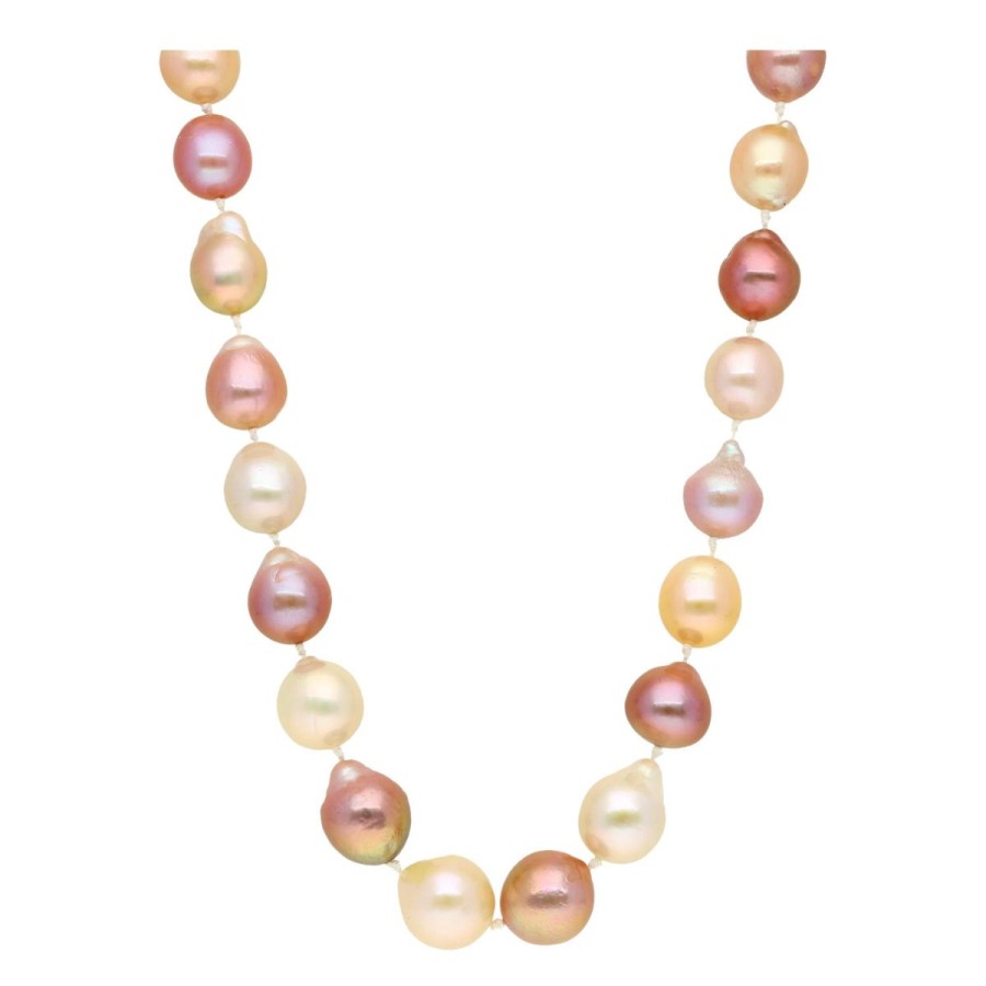 Gem Shopping Cut By Ben Freshwater Pearl Necklace In Sterling Silver | Pearl